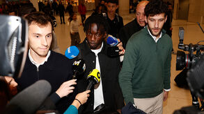 Jogadores recebidos pela comunicação social