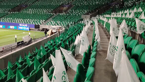 PSG já treinou em Alvalade e 'viu' coreografia de gala que está a ser preparada