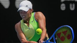 Madison Keys em ação no Open da Austrália