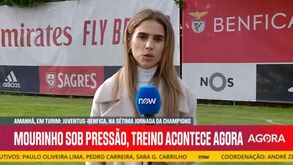 Benfica afina últimos detalhes antes do jogo com a Juventus