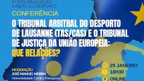 Conferência sobre o Tribunal Arbitral do Desporto de Lausanne
