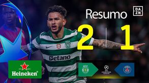 O resumo alargado da histórica vitória do Sporting frente ao PSG