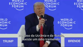 Donald Trump diz que existe “ódio anormal” entre Zelensky e Putin 