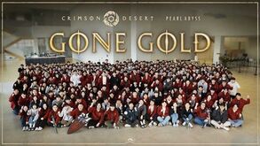 Equipa Crimson Desert comemora o estado Gold