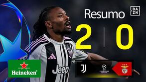 O resumo alargado do Juventus-Benfica