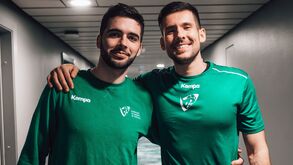 Capdeville e Tonicher celebram triunfo de Portugal contra a Dinamarca