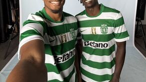 Luís Guilherme e Faye marcam presença no 'media day' do Sporting