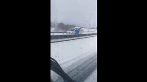 Manto branco: Lus. Lourosa fez viagem para Chaves debaixo de neve