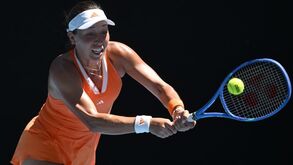 Jessica Pegula em ação no Open da Austrália