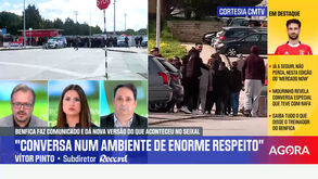 Vítor Pinto: «Tenho a garantia absoluta que não havia conhecimento prévio do Benfica sobre esta manifestação musculada de adeptos»