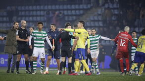 Discussão acesa no Arouca-Sporting