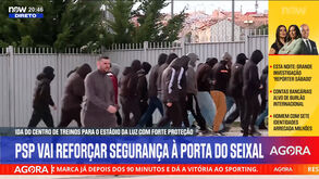 Benfica pede reforço policial: forte proteção no Seixal e no percurso para o Estádio da Luz