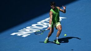 Carlos Alcaraz no Open da Austrália