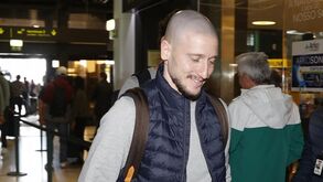 Nuno Santos é uma das novidades na comitiva do Sporting que segue para Bilbau