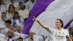 Álvaro Carreras ao serviço do Real Madrid