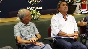 Armando Aldegalega ao lado de Fernando Mamede