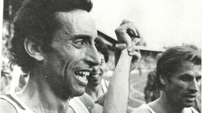 Fernando Mamede e Carlos Lopes em Estocolmo'1984