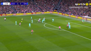 Sancet aproveita corte incompleto de Hjulmand para fazer o primeiro no San Mamés