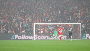 Golo de Schjelderup frente ao Real