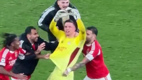 Como a mulher de Trubin assistiu ao golo épico do guarda-redes do Benfica frente ao Real Madrid