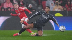 Jogo entre Benfica e Real Madrid no Estádio da Luz