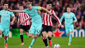 Sporting e Athletic Bilbao em disputa