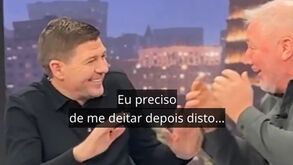 «Preciso de me deitar depois disto...»: a reação de Steven Gerrard ao Benfica-Real Madrid