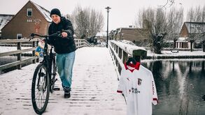 Frio e neve na Holanda: Deventer pintada de branco a horas do jogo do Sp. Braga