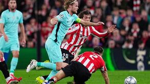 Hjulmand celebra apuramento do Sporting na Champions após vitória em Bilbau