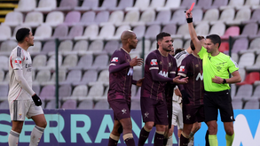 Ricardo Valente viu o cartão vermelho frente ao Benfica B