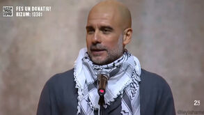 O poderoso discurso de Guardiola de apoio à Palestina: «Devem estar a perguntar 'onde estão vocês?'»