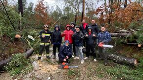 Jogadores do ACRD Cabeçudo ajudaram bombeiros