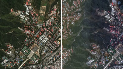 Imagens de satélite mostram instalação militar em Caracas antes e depois dos ataques dos EUA