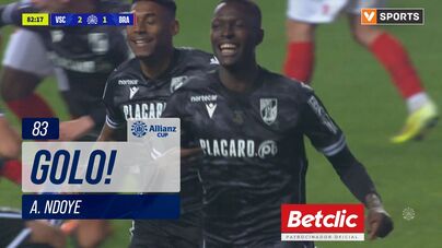 Ndoye novamente herói: o cabeceamento que deu a Allianz Cup ao V. Guimarães
