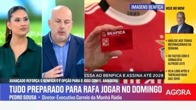 «Quem é melhor melhor naquela posição? Rafa ou outro qualquer do plantel do Benfica? É muito fácil, é Rafa»
