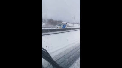 Manto branco: Lus. Lourosa fez viagem para Chaves debaixo de neve