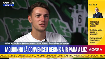 O ponto de situação sobre Resink e o Benfica e as declarações do médio do Groningen sobre as águias