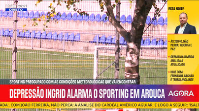 Possibilidade de neve à hora do Arouca-Sporting: leões preparados para qualquer eventualidade