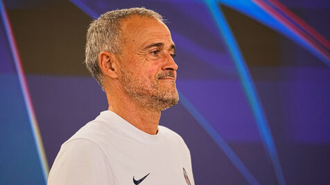 Luis Enrique atento a dupla de portugueses