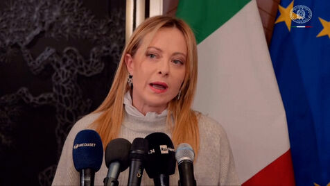 Meloni classifica tarifas de Trump sobre aliados europeus como "erro"