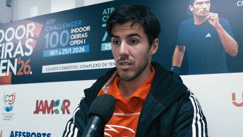 Tiago Torres venceu principal favorito no Indoor Oeiras Open: «Trabalho feito nas últimas semanas foi recompensado»