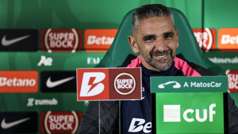 Rui Borges em conferência de imprensa