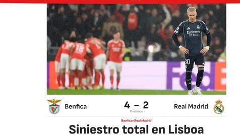 A análise da imprensa espanhola à vitória do Benfica