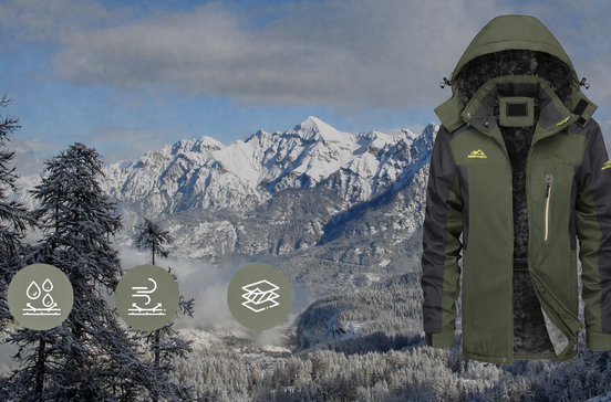 Casaco KEFITEVD: impermeável, térmico, ideal para desportos na neve e sucesso de vendas na Amazon