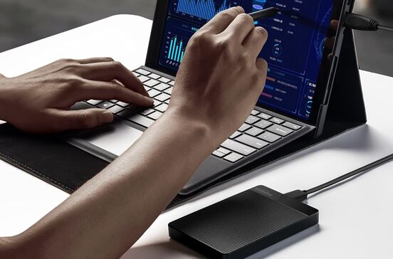 Disco externo UnionSine: armazenamento portátil e acessível