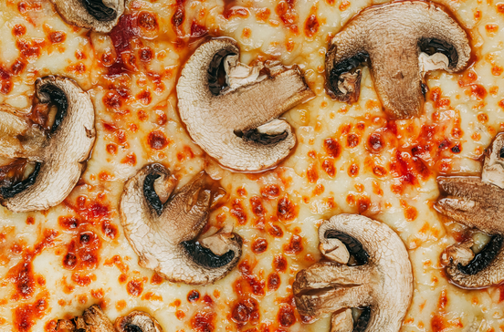 Pizza de cogumelos para acompanhar o clássico FC Porto x Benfica