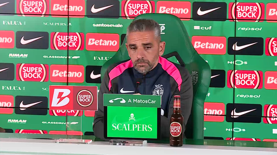 Treinador do Sporting diz que ainda "faltam muitos pontos para disputar"