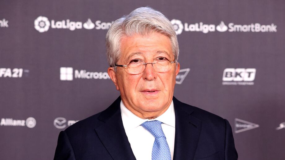 Enrique Cerezo é o presidente do At. Madrid desde 2002