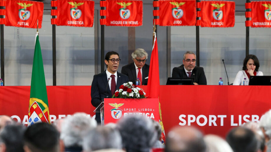 Rui Costa na AG extraordinária do Benfica