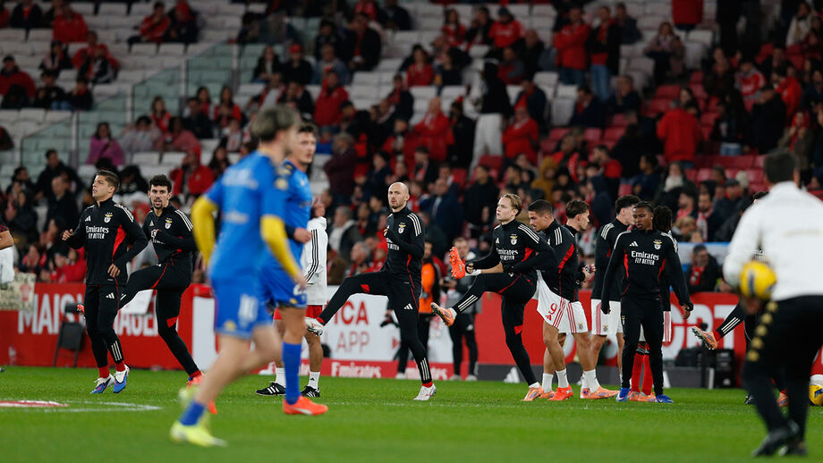 Benfica prepara jogo com Estoril no Estádio da Luz